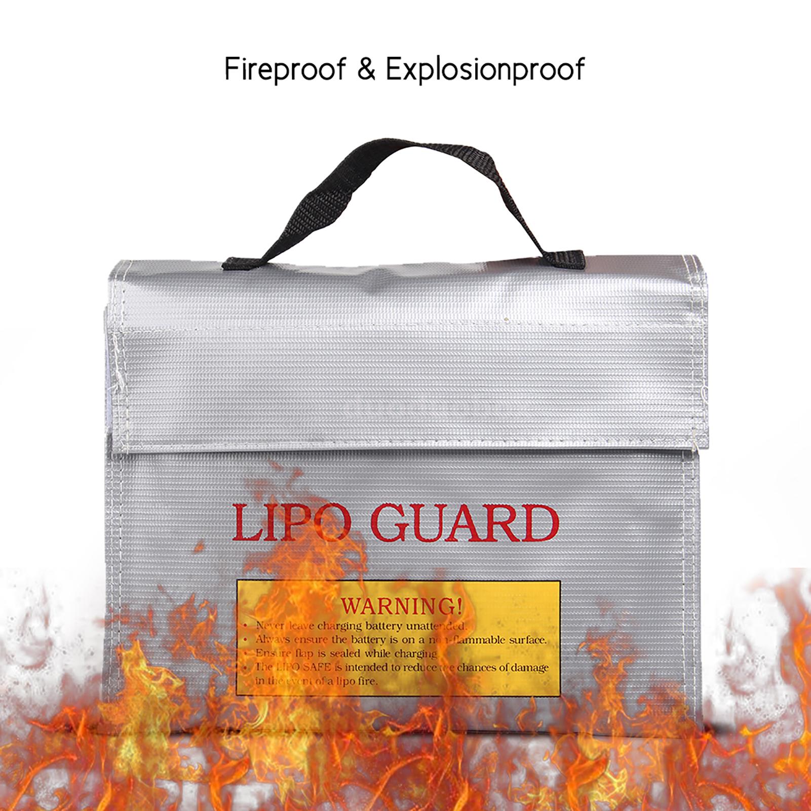 Lipo Battery Fireproof Pouch Fire Resistant Bag Safety Explosionproof 